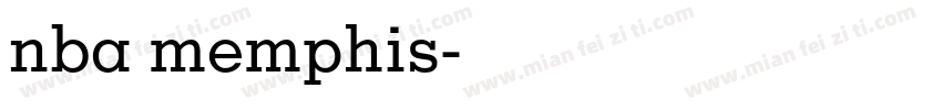 nba memphis字体转换